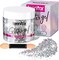 Body Glitter, Body Glitter Gel, Hair Glitter, Face Glitter, Holographic Chunky Makeup Silver Glitter Gel for Face, Makeup, Hair, Eye